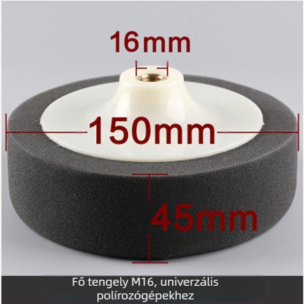 6 hüvelykes autópolírozó készlet szivacskerekekkel és polírozó korongokkal waxoláshoz és polírozáshoz — Márka: Other; Típus: Other; Alkalmazási terület: Other; Sorozat: Other