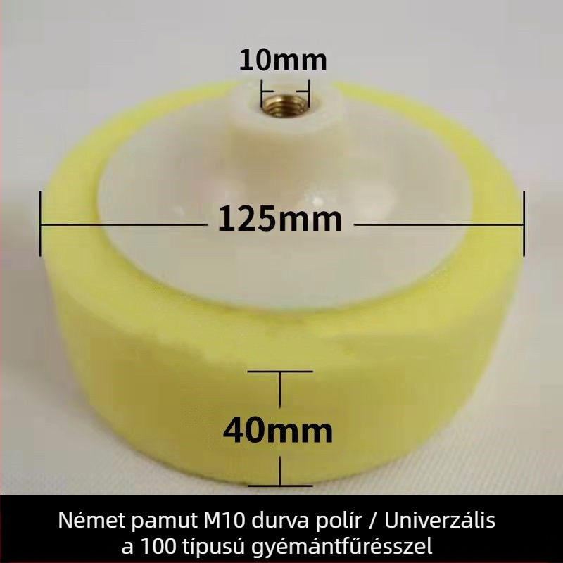 6 hüvelykes autópolírozó készlet szivacskerekekkel és polírozó korongokkal waxoláshoz és polírozáshoz — Márka: Other; Típus: Other; Alkalmazási terület: Other; Sorozat: Other
