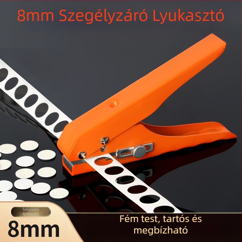 Élzáró lyukasztó, kézi faipari eszköz környezetbarát lemezekhez