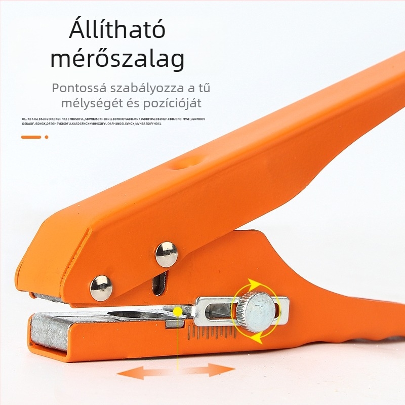 Élzáró lyukasztó, kézi faipari eszköz környezetbarát lemezekhez