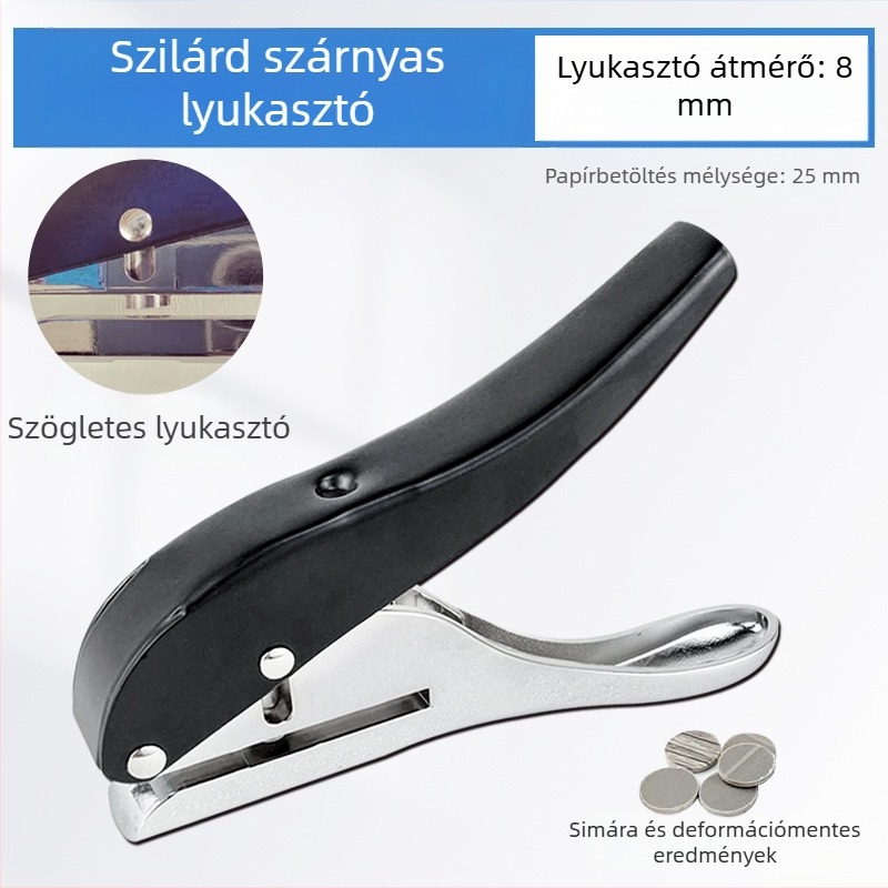 Élzáró lyukasztó, kézi faipari eszköz környezetbarát lemezekhez