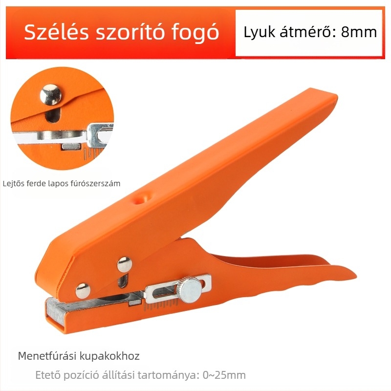 Élzáró lyukasztó, kézi faipari eszköz környezetbarát lemezekhez