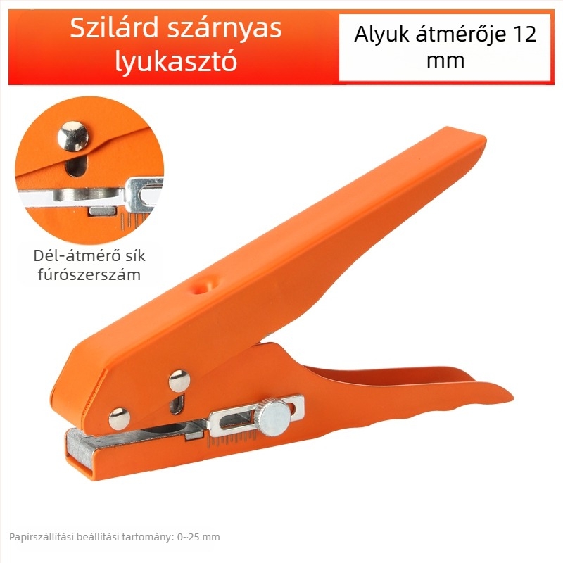 Élzáró lyukasztó, kézi faipari eszköz környezetbarát lemezekhez