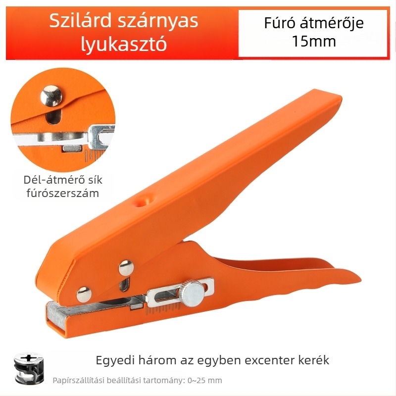 Élzáró lyukasztó, kézi faipari eszköz környezetbarát lemezekhez