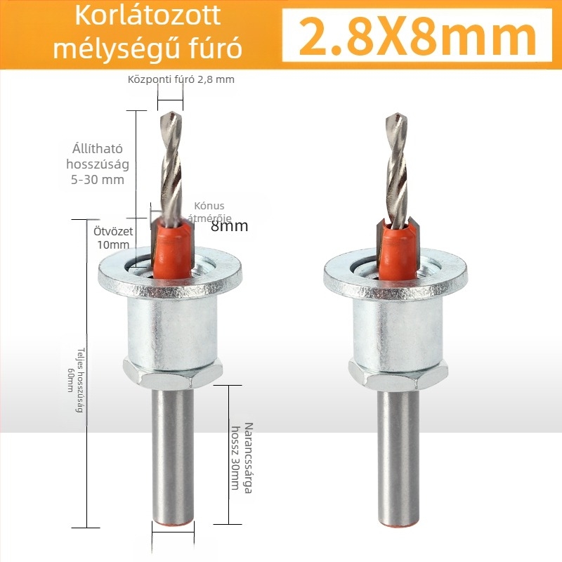 Élzáró lyukasztó, kézi faipari eszköz környezetbarát lemezekhez