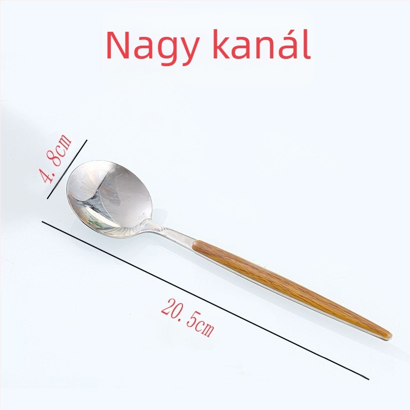 Fogantyús üveg ivó pohár kanállal, 350 ml kapacitás, soda-lime üveg, nyomtatott logó