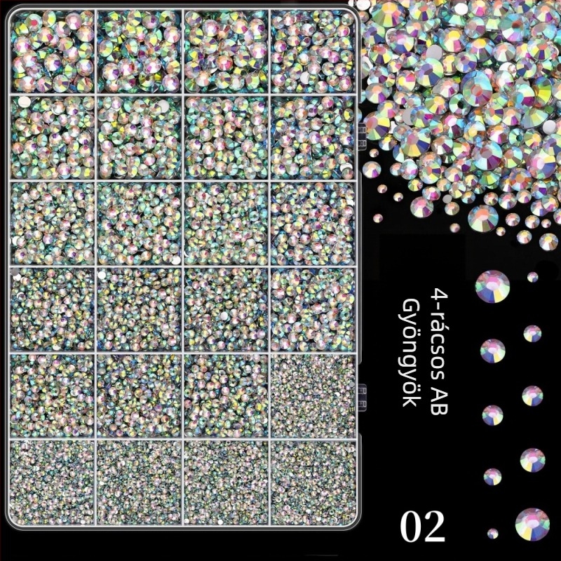 Gyanta strasszok lapos hátú, csillag mintával, Princess sorozat, DIY ruhákhoz és körömdíszítéshez