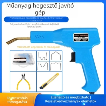 Autó bumperének javítására szolgáló műanyag forrasztópisztoly, inverteres forrasztás, 220V, 50Hz, elektromos hajtás, kompatibilis nylon, műanyag, gumi, PE/PP/ABS