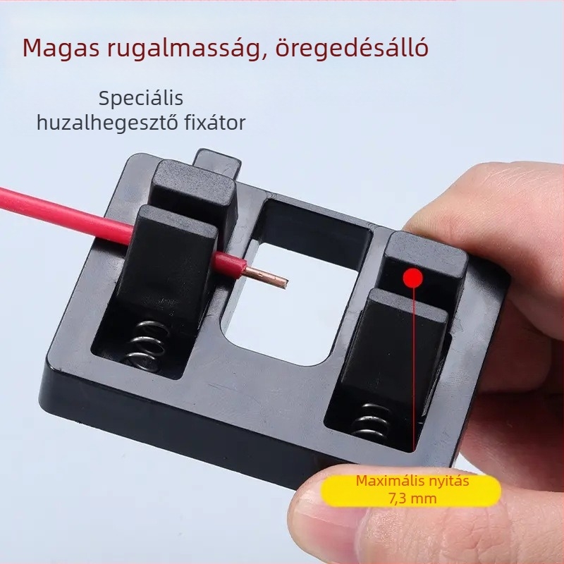 Forrasztódrót fogó és forrasztóállomás — segéd rögzítő a bekötésekhez DIY nyomtatott áramkörök javításához