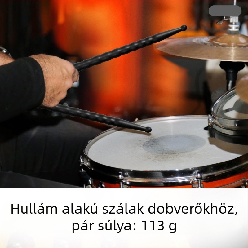 Szénszálas dobverő, modell 5A, dobhoz, műanyag zacskóban