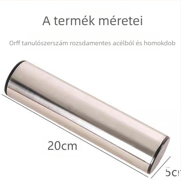 Rozsdamentes acél homokcső hangszer – fémhomokcső banda kísérője és gitárkíséret