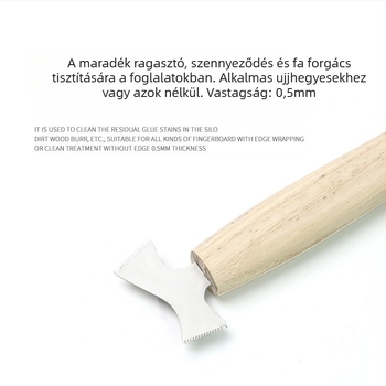 Gitár hornyok tisztító fűrész, japán stílusú, edgetool