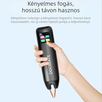 SIENWINY Hordozható kézi ponthegesztő készülék 18650 Li-ion akkumulátorokhoz, LCD kijelző 1,3 colos