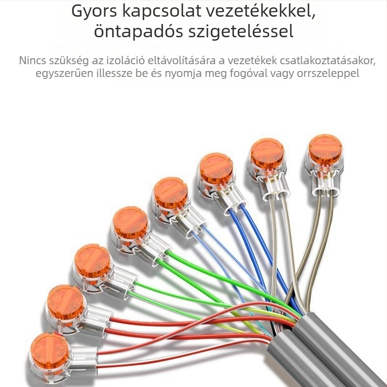 K2 terminál blokk telefonos és hálózati kábelekhez, modell K2, alkalmazás: hálózati kommunikáció, kb. 100 darab csomagonként