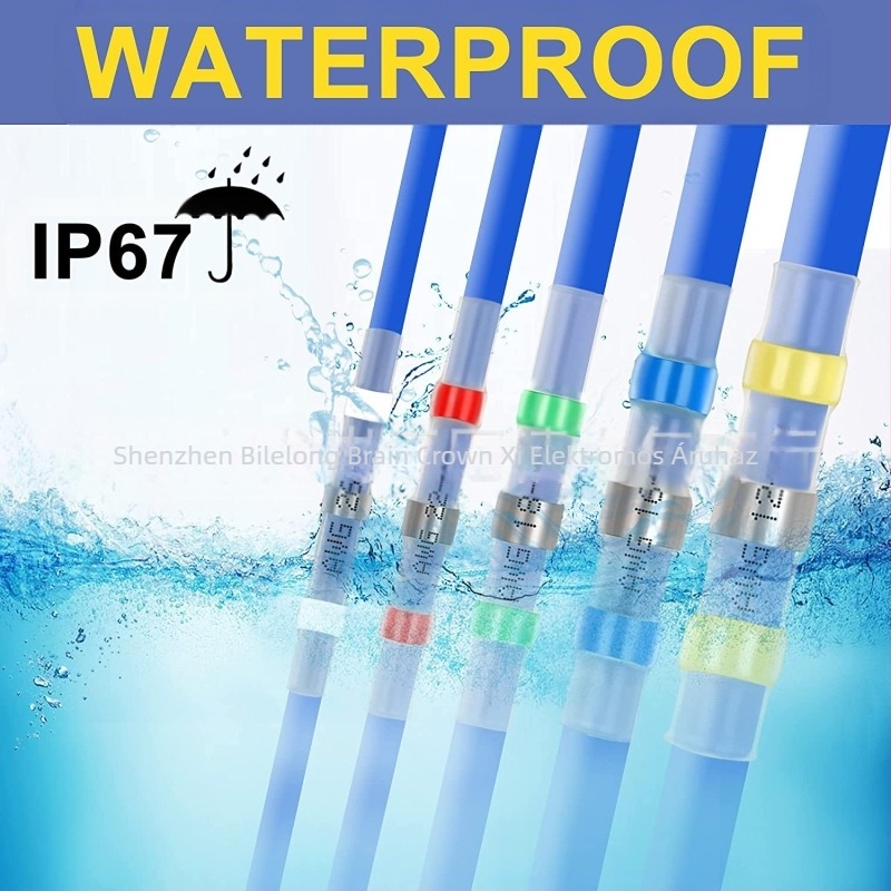 SST sorozat, 360 db forrasztó gyűrű terminál készlet, hőösszehúzó védeőcső