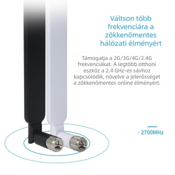 4G LTE omnidirekcionális ragasztó antenna vezeték nélküli routerhez — magas nyereségű jel, használatra járművekben