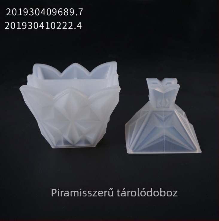 Szilikon süteményforma, szabálytalan alakú, epoxigyanta projektekhez