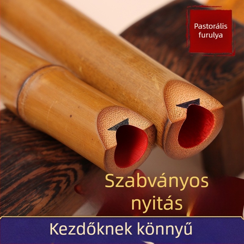 MUTONG Xiao hangszer, Eight feet modell, velúr táska