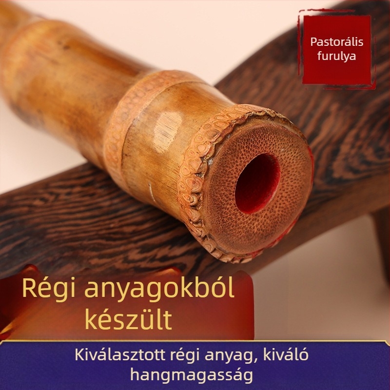 MUTONG Xiao hangszer, Eight feet modell, velúr táska