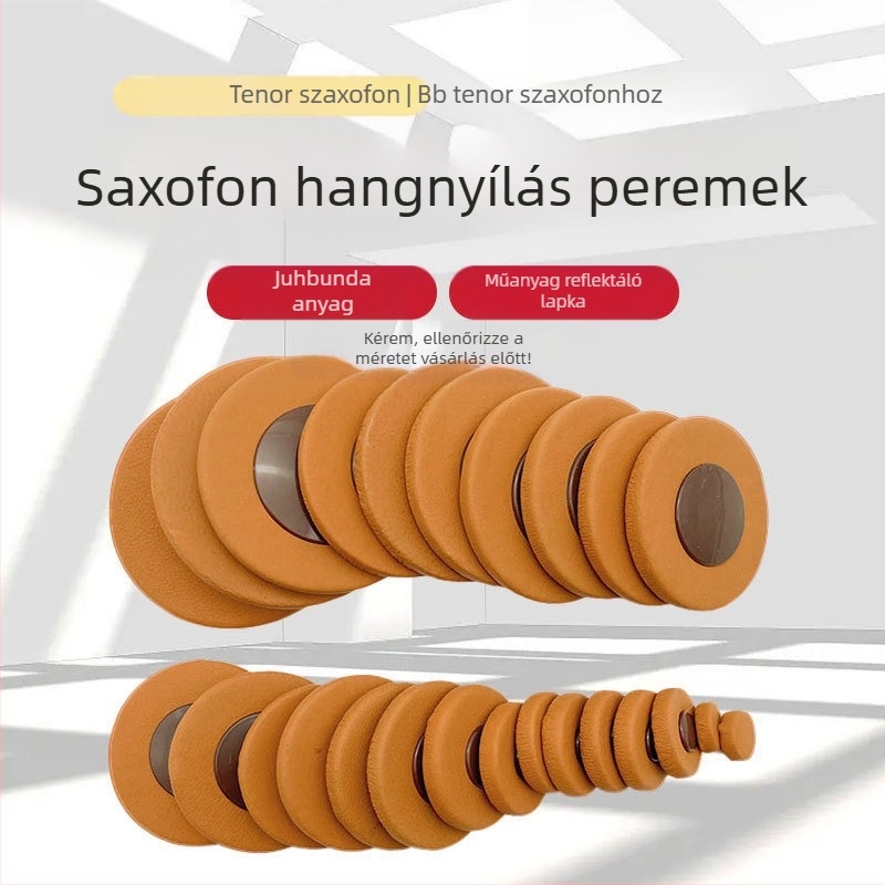Saxofon hanglyuk pad készlet – báránybőr, Modell 01, Ziplex táska csomagolás