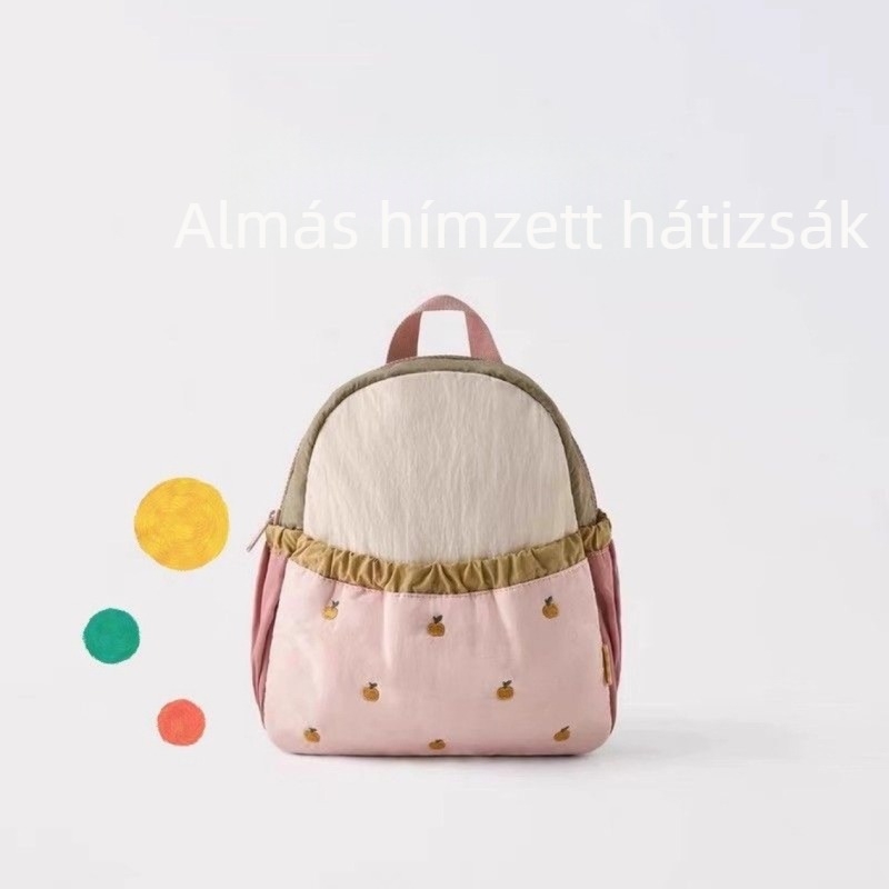 Óvodai hátizsák gyerekeknek – uniszex, nylon anyag, gyerekes és aranyos stílus, mindennapi használatra