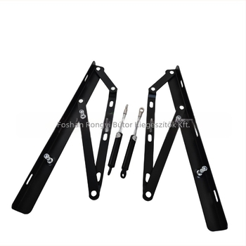 Pneumatikus emelőrúd ágyhoz – acél, Fanyi márka, tatami ágyakhoz és multifunkcionális kanapé-ágyakhoz, modern minimalist stílus, festett felület