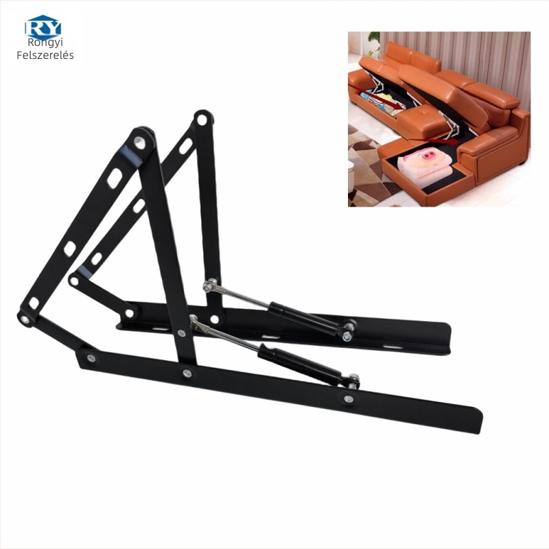 Pneumatikus emelőrúd ágyhoz – acél, Fanyi márka, tatami ágyakhoz és multifunkcionális kanapé-ágyakhoz, modern minimalist stílus, festett felület