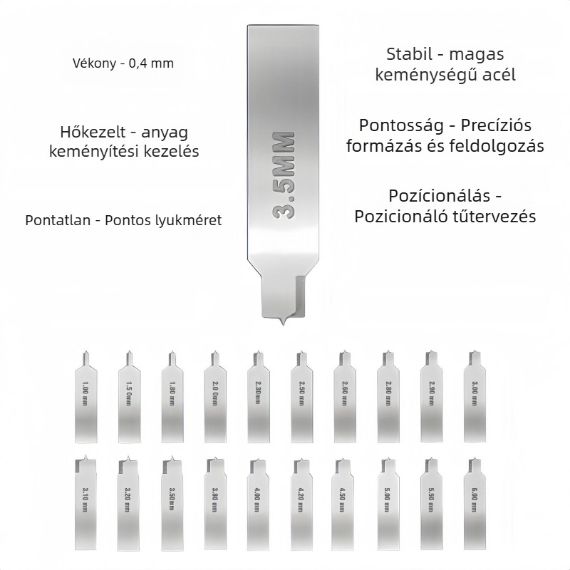 20-darabos készlet lapos aljú kör formák