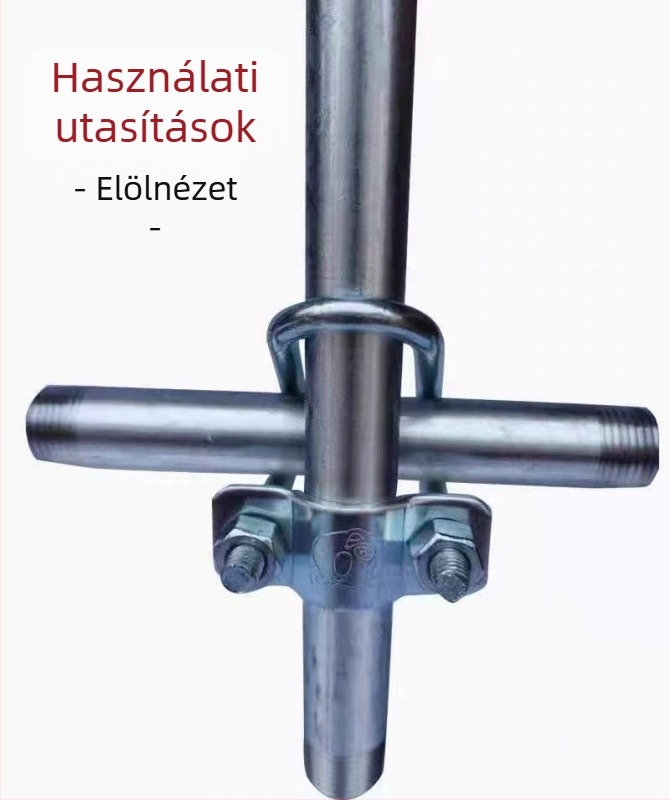 Galvanizált kettős U-alakú csőbilincs, Q235 szénacélból; GB/T 700 szabvány; márka Steel is good; teljesítmény 4.8