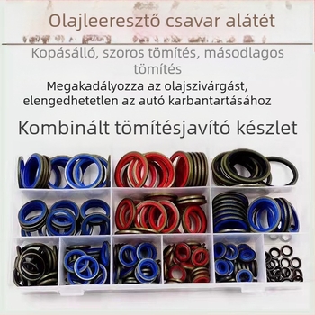 M6-16 és M6-30-hoz tartozó kombinált tömítés és O-gyűrű javító készlet, nagyméretű dobozban