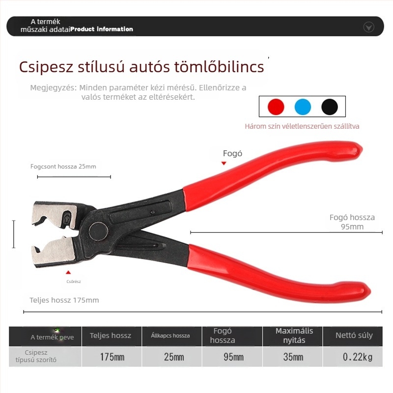 Csőcsomagoló fogó — Mussen Hall, szerszámacél állkapcsok, markolatok Dip műanyag, Zhejiang eredet, Pipe Bundle vise sorozat
