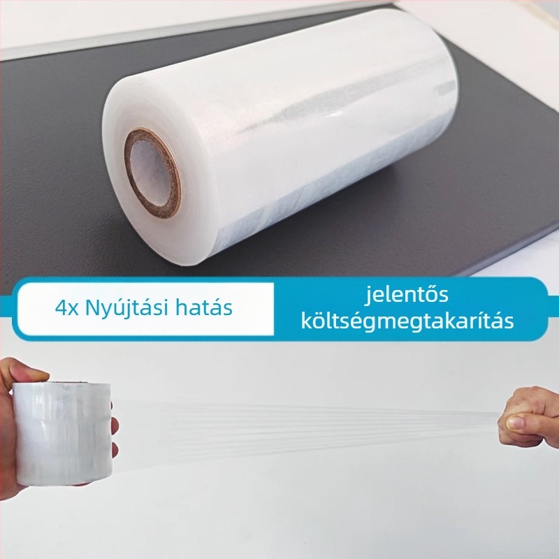 PE stretch fólia csomagoláshoz, anyag PE, csomagolási alkalmazás, feldolgozás és testreszabás elérhető
