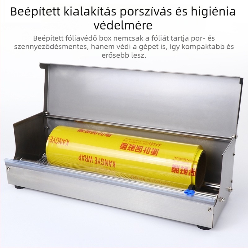 Műanyag poharas csomagoló- és zárógép friss gyümölcsök és zöldségek számára, catering szektor számára, tartályok formázására