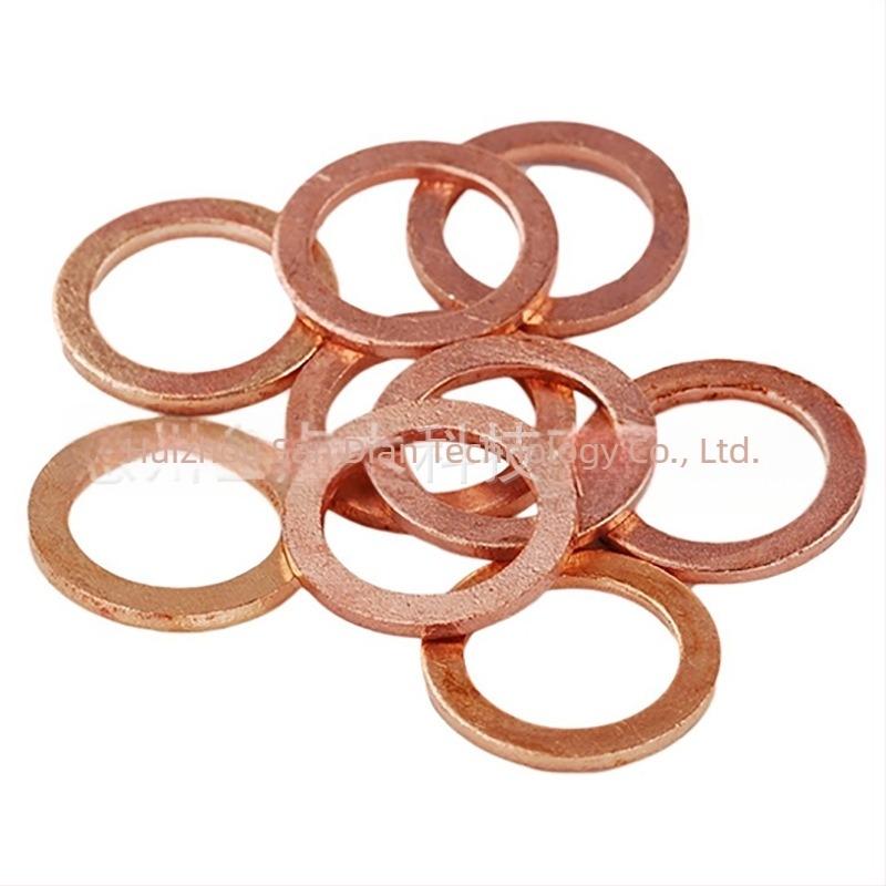 Rögzített tömítés réz tömítés FS060051 autóipari alkalmazásra, magas hőmérséklet-állóság, minimális csomag 120 db