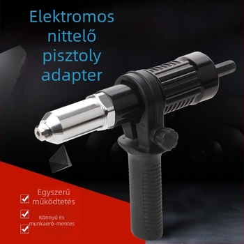 Adapter elektromos fúróhoz nitoláshoz | Anyag: ötvözött acél pisztolyfej | Alkalmazási terület: nitolás | Márka: Wanyu hardware