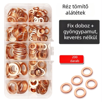 Réz tömítőlemez autóipari felhasználásra — korrózióálló, magas hőmérséklet- és nyomásállóság