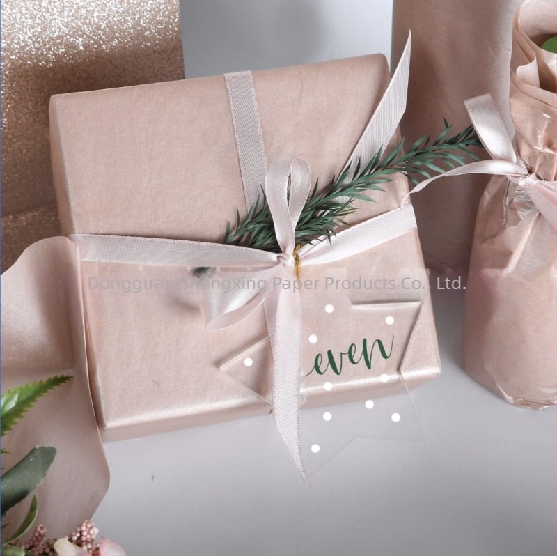 SX ajándékcsomagoló papír, 17 g, csomagolás: OPP zacskó, átláthatóság 50, feldolgozás testreszabható