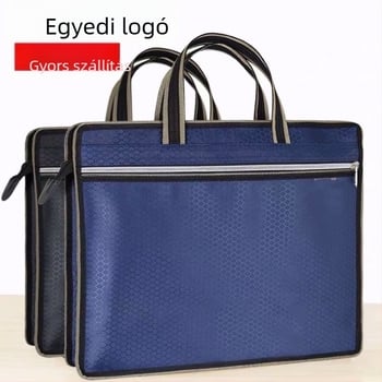 Nylon kettős rétegű irodai irattáska – üzleti táska iratokkal utazásokhoz