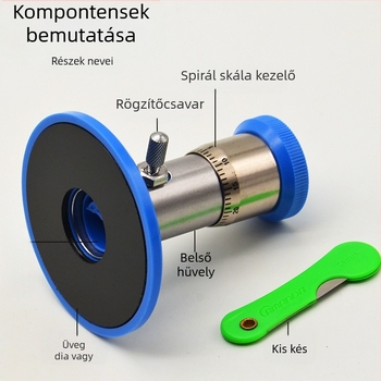 FreeHand szeletelő növényi szeletekhez – biológia oktatási eszköz, fém felépítés, Concentric márka, 1 készlet