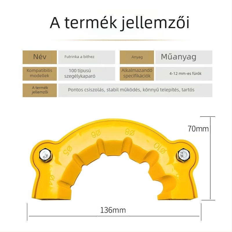 Csavarfúrók csiszoló gépe – hordozható, csavarfúrókhoz, szögjavítás, műanyag test