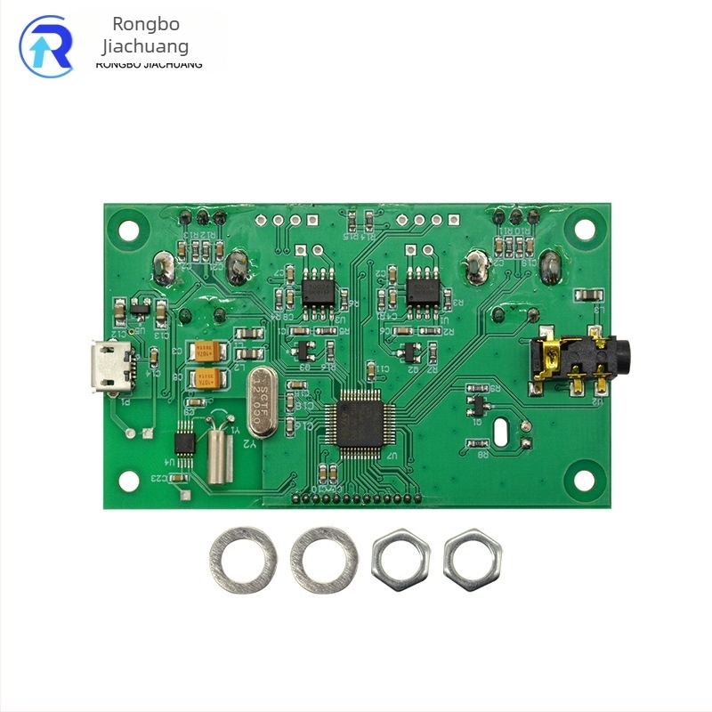 BITSHEEP FM vevő modul, 87-108MHz, sztereó kimenet, vezeték nélküli audio, négyszögletes vevő
