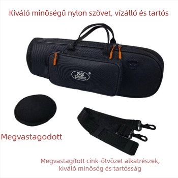 Zenei hangszer táska Hulusi számára (poliészter anyag; légpárnás vállpánt; uniszex; városi egyszerűség)