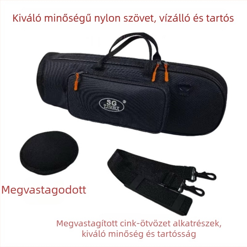 Zenei hangszer táska Hulusi számára (poliészter anyag; légpárnás vállpánt; uniszex; városi egyszerűség)