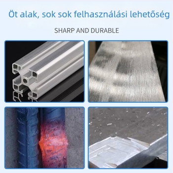 Faipari forgó reszelő készlet hexagonális markolattal, szénacél, Hongtai 00000, 5 darab