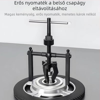 Háromkarú belső nyílású csapágyhúzó, gömbcsapágyakhoz, állítható 15–45, 45-ös acélból készült, licencelt magáncímke