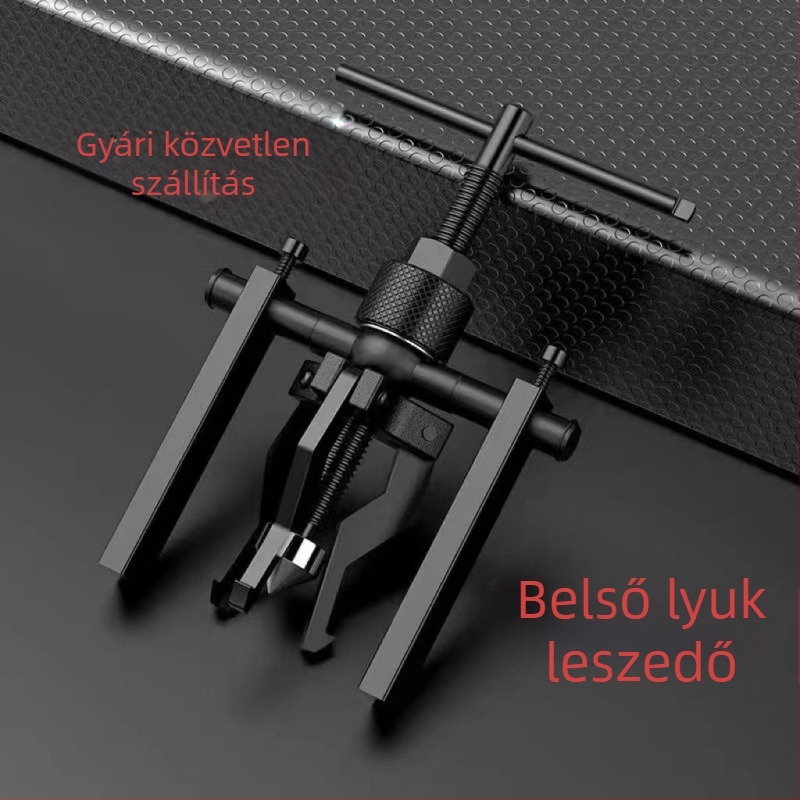 Háromkarú belső nyílású csapágyhúzó, gömbcsapágyakhoz, állítható 15–45, 45-ös acélból készült, licencelt magáncímke