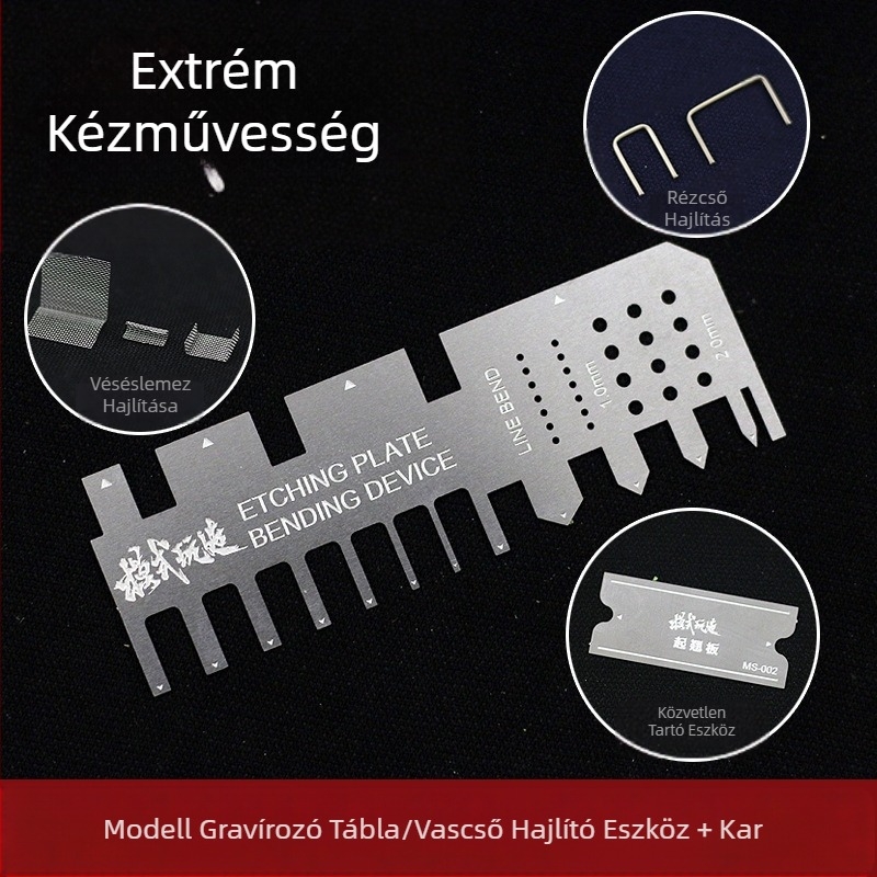 MS002 Pattern Play Gravírozó Lemez – Kézi Sajtófogóval, Rézcső Hajlítás, Fém, Nettó Tömeg 1