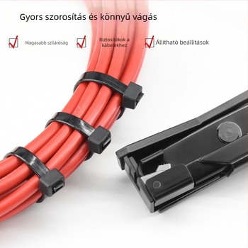 SJ-800A Nylon kötözőgép – kettős funkció: kötözés és vágás, alumínium felépítés, SANJIANG