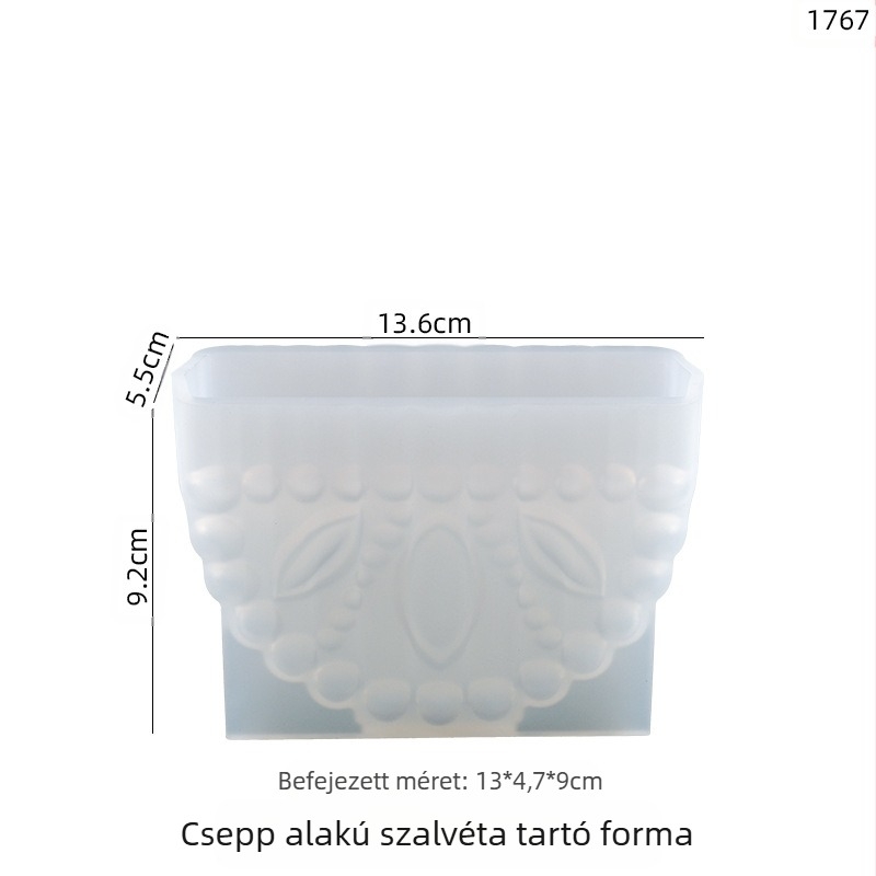 Szilikon sütőforma szabálytalan alakú, DIY kristálygyanta gyártáshoz | egyedi csomagolás