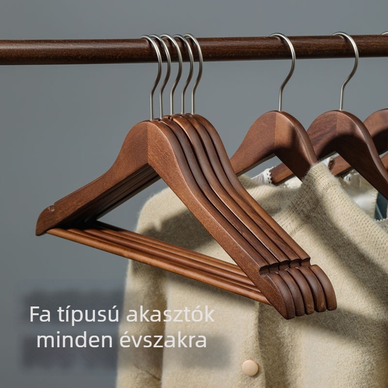 Fából készült ruhafogas állvány, stabil Type X, modell zp0056